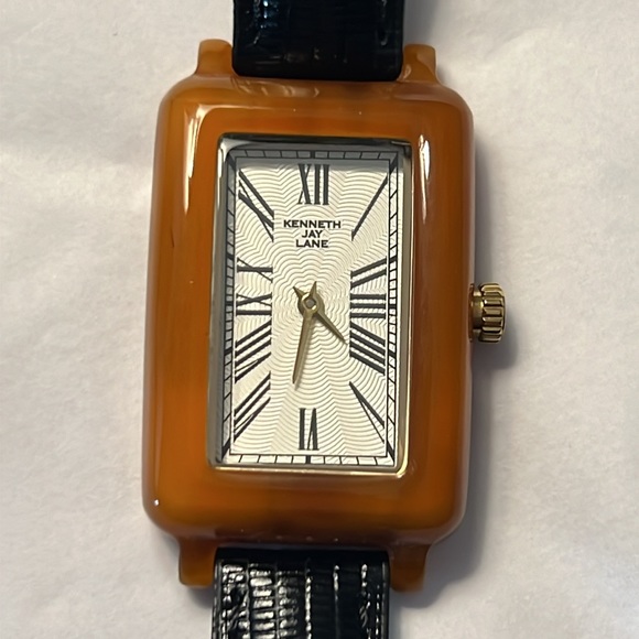 Kenneth Jay Lane watch set. (3 watches with 5 additional watch bands) - Picture 6 of 7